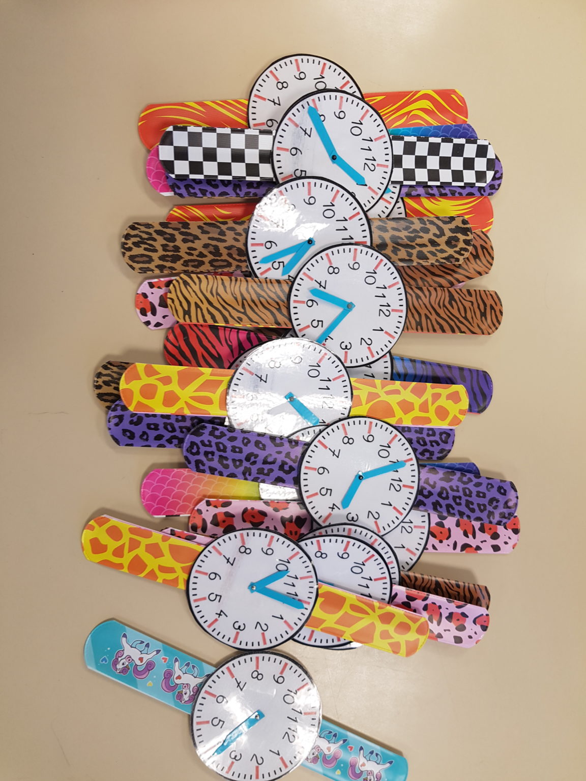 Montre Jouet Factice Vintage Début 20ème Siècle - Tôle Française - Objet De Décoration