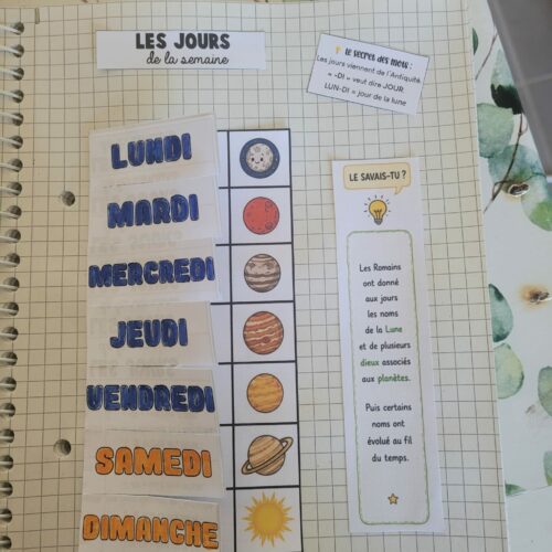 LAM  autour des JOURS et des MOIS